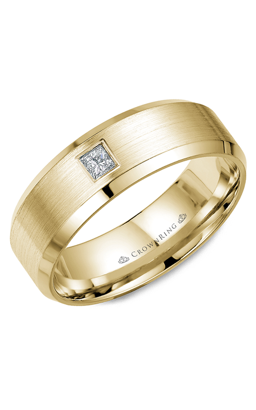 CrownRing Diamond Wedding Band WB-9826Y