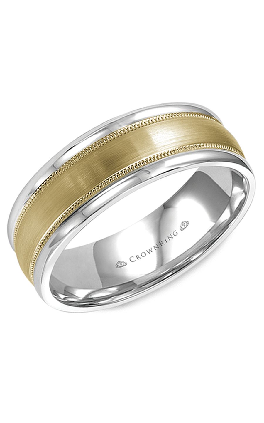 CrownRing Classic Wedding Band WB-9906YW