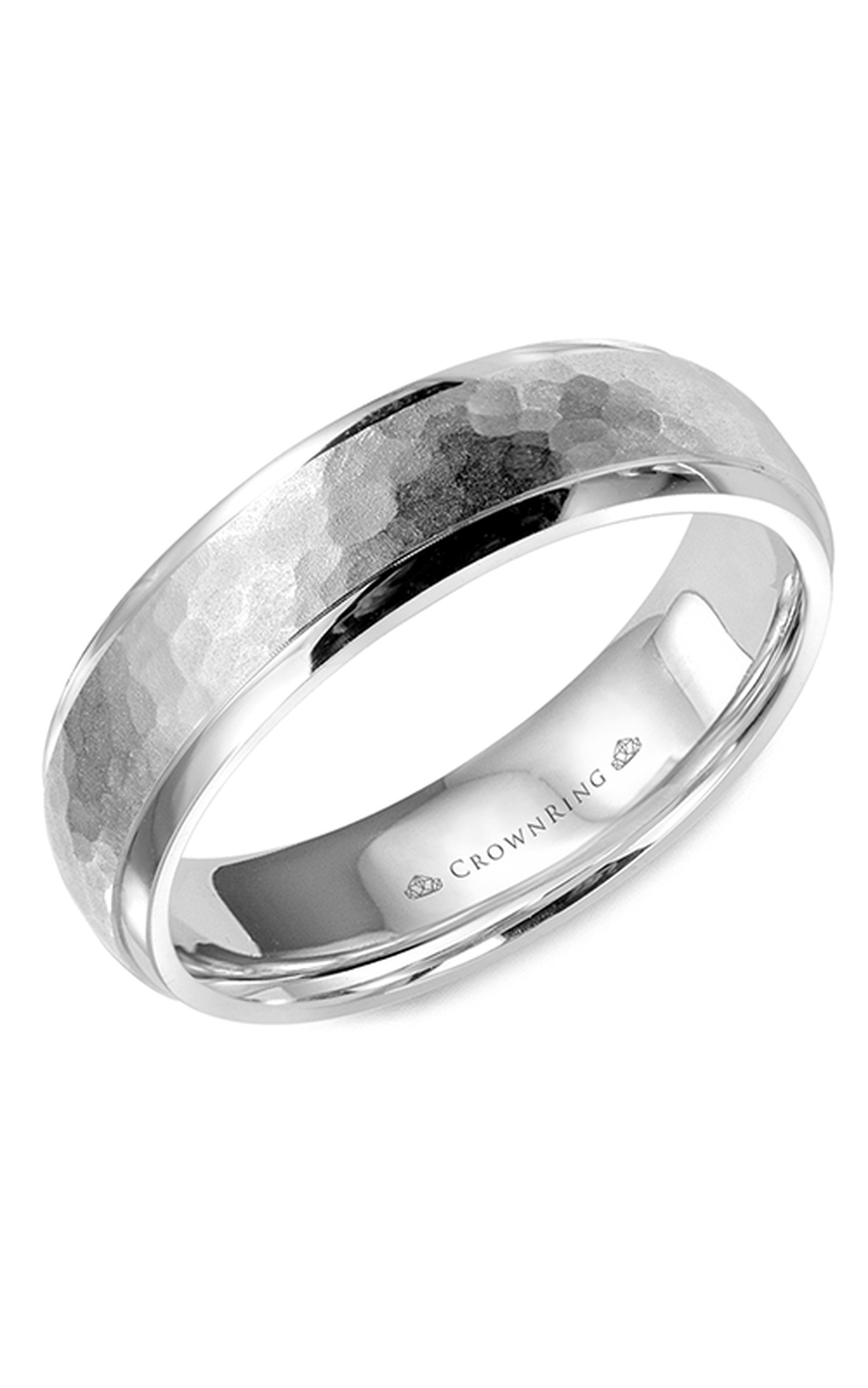 CrownRing Carved Wedding Band WB-9918