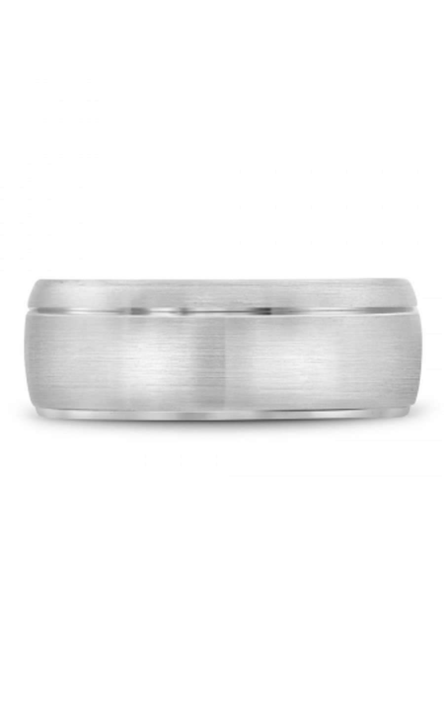 14K White Gold Gents Wedding Band