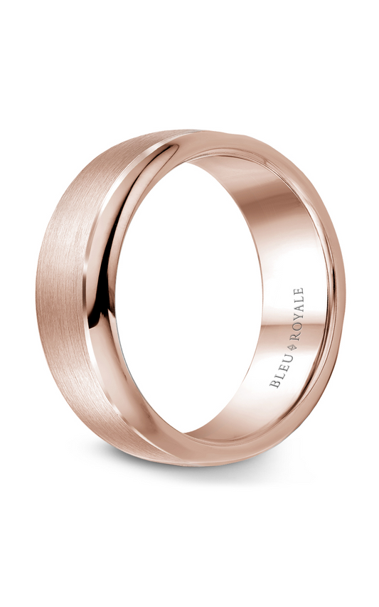 Bleu Royale Men's Wedding Band RYL-006R75