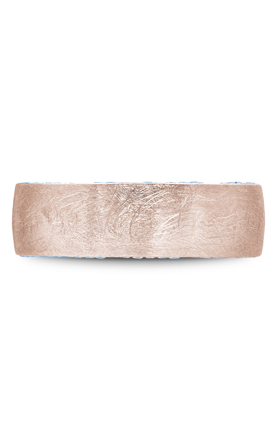 18K Rose Gold Gents Round Wedding Band