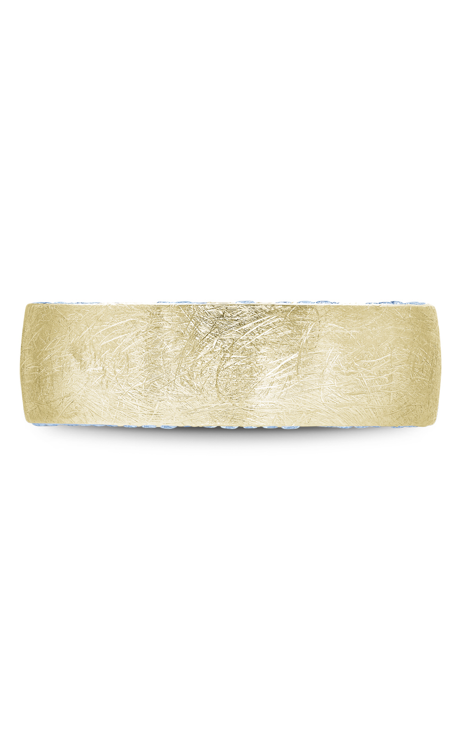 14K Yellow Gold Gents Round Wedding Band