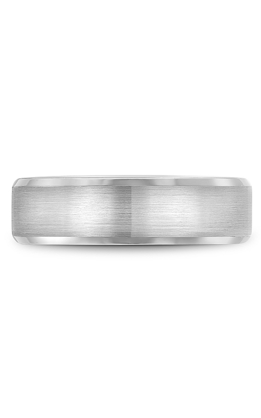 18K White Gold Gents Wedding Band