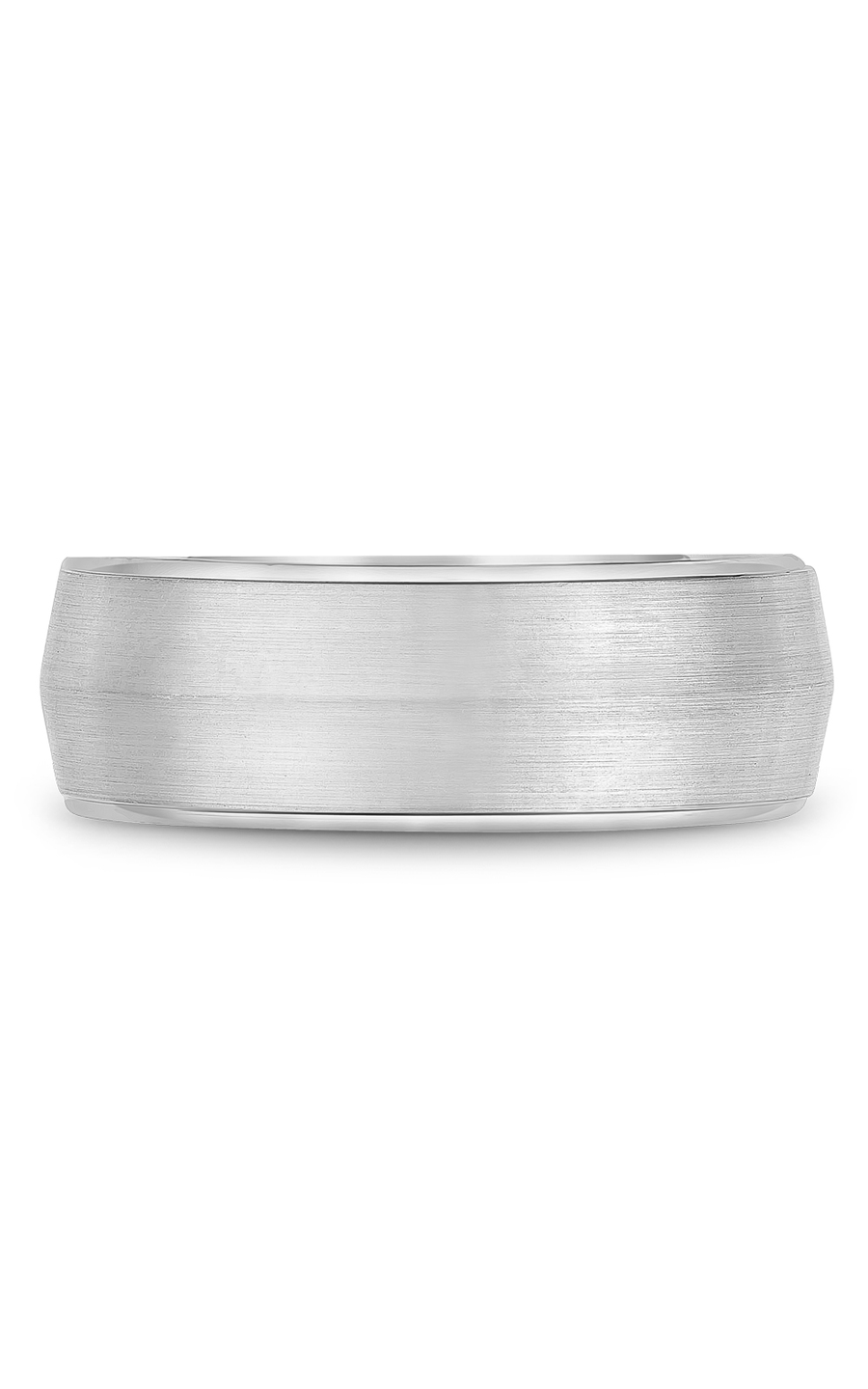 18K White Gold Gents Wedding Band