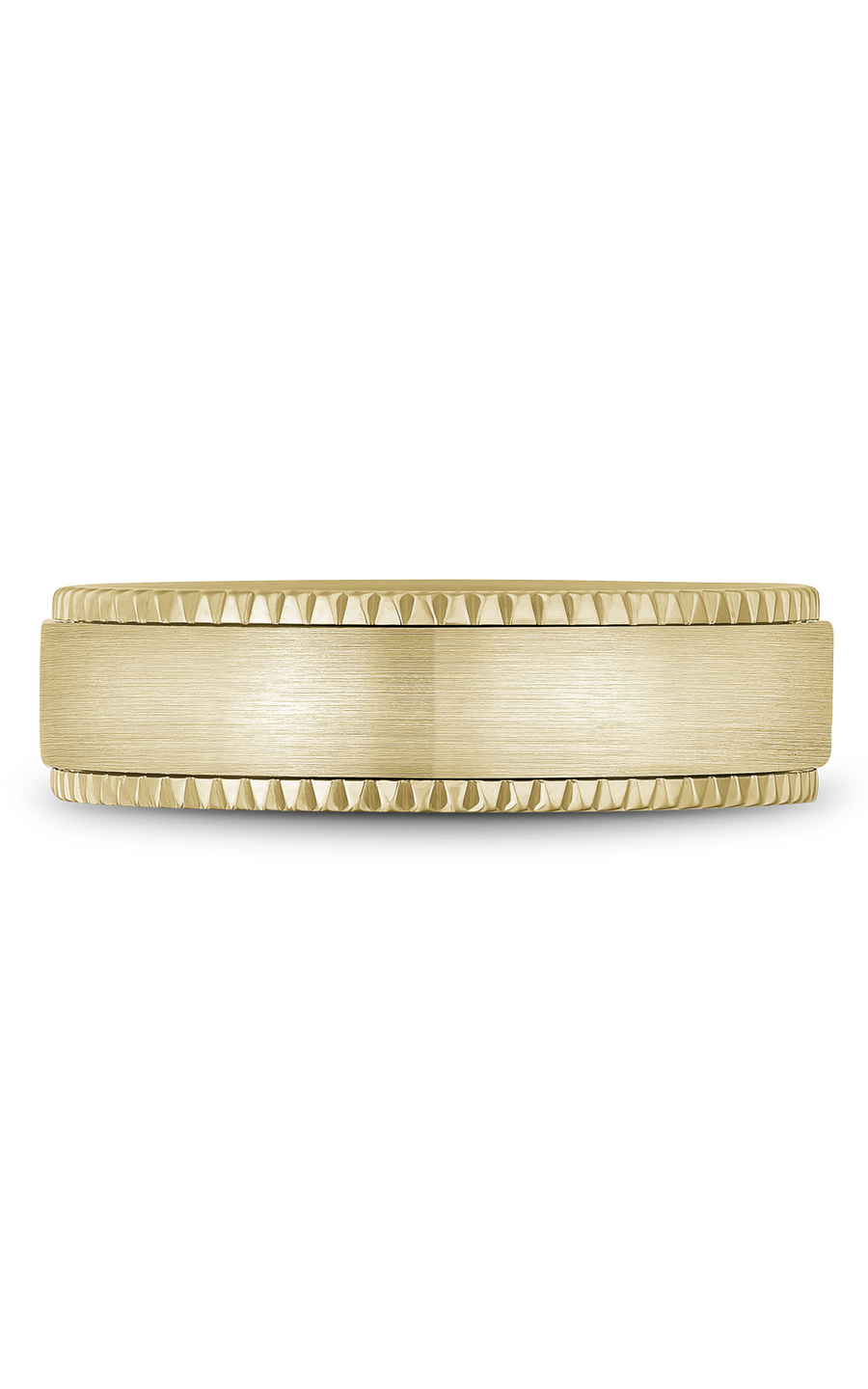 14K Yellow Gold Gents Wedding Band