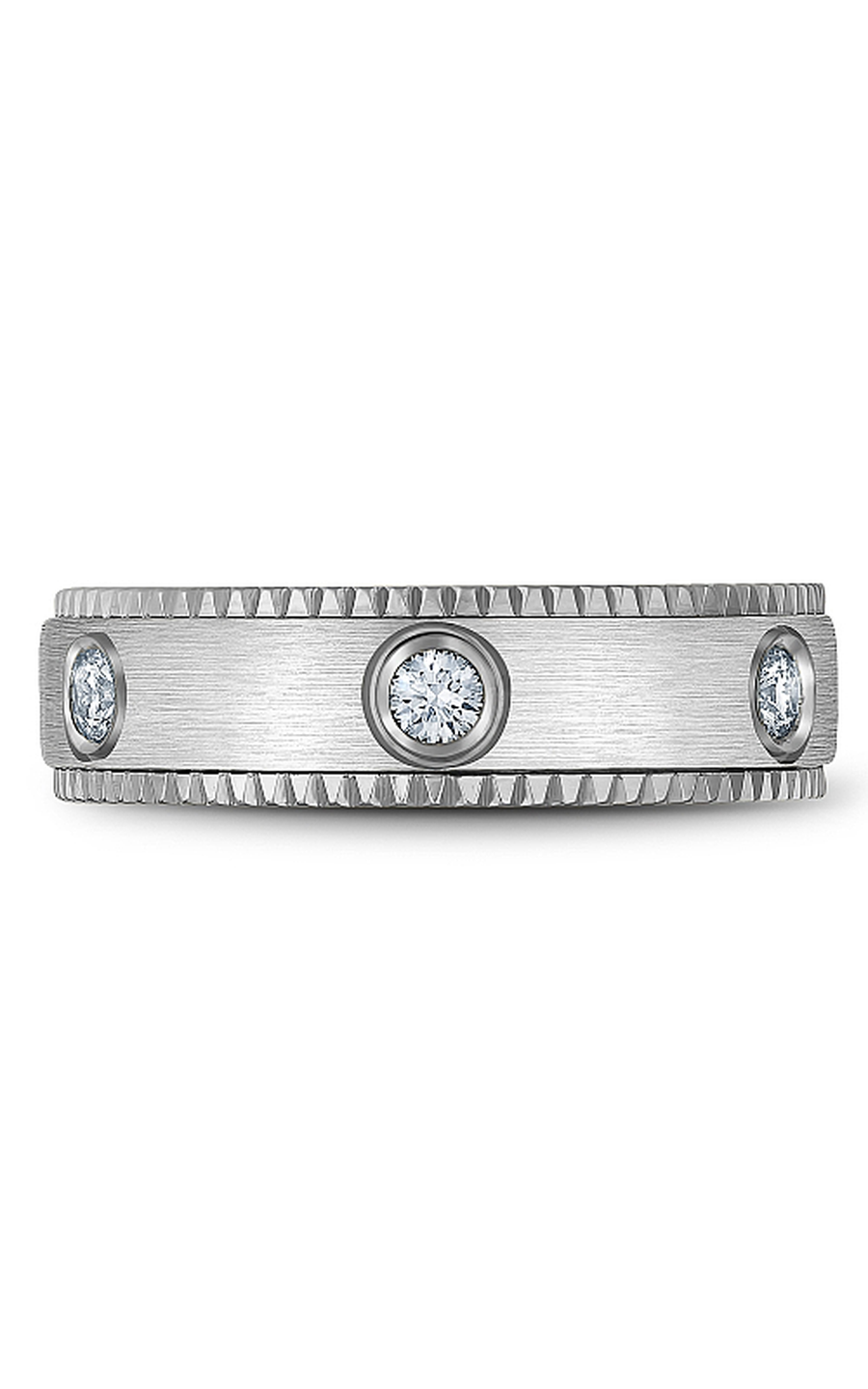 Platinum Gents Round Wedding Band