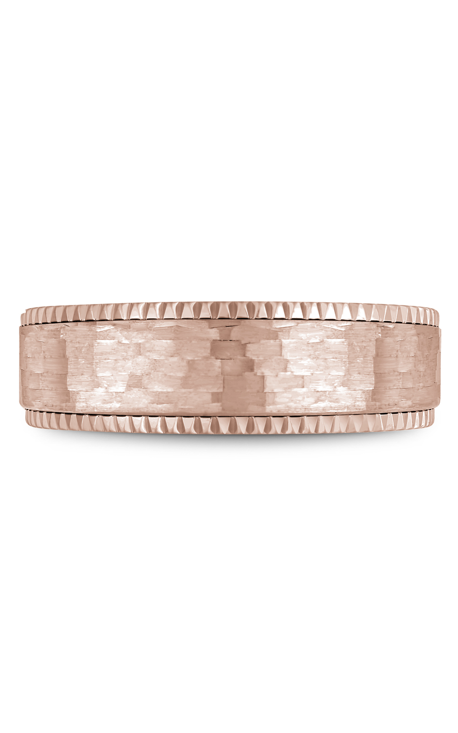 14K Rose Gold Gents Wedding Band