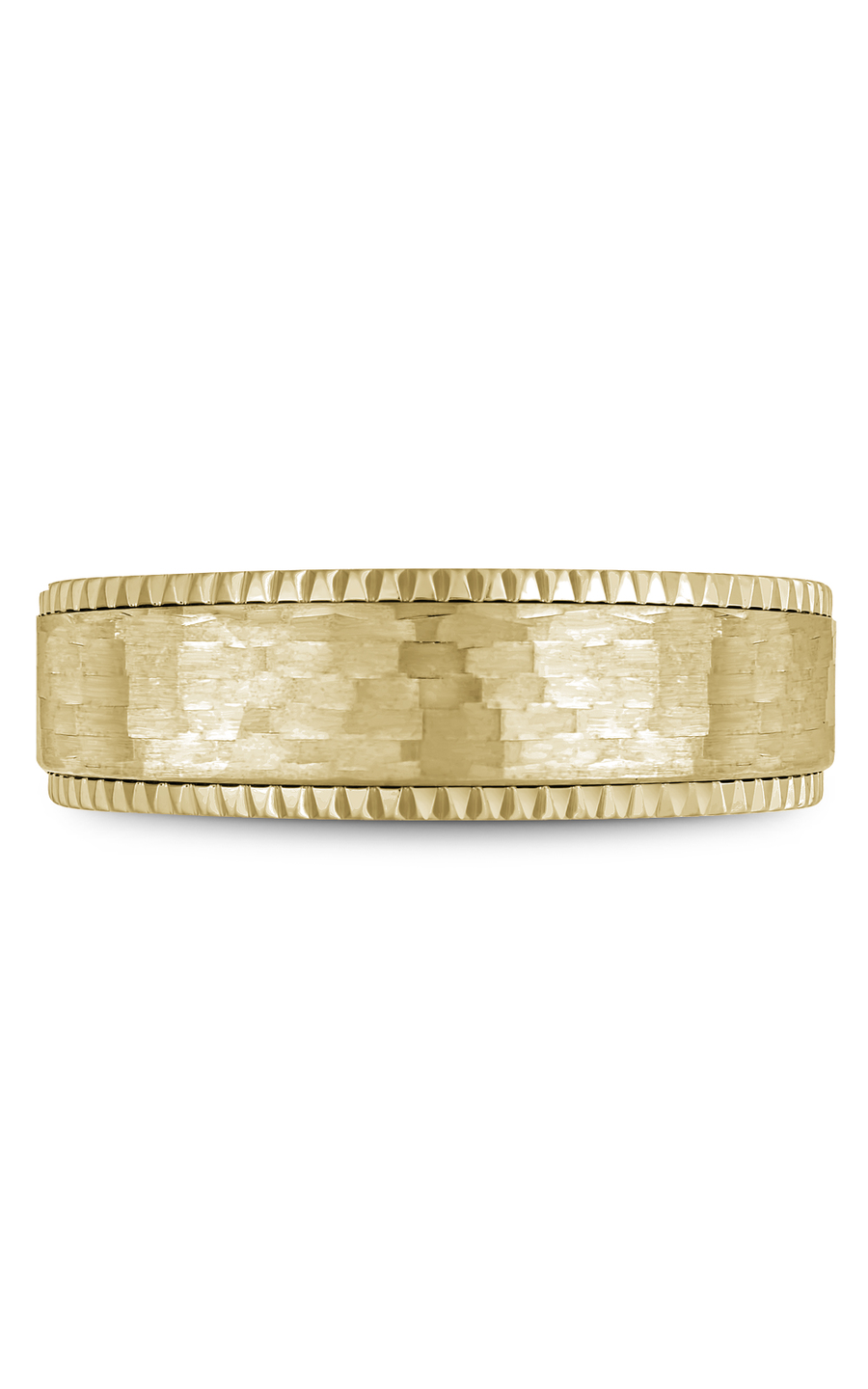 14K Yellow Gold Gents Wedding Band