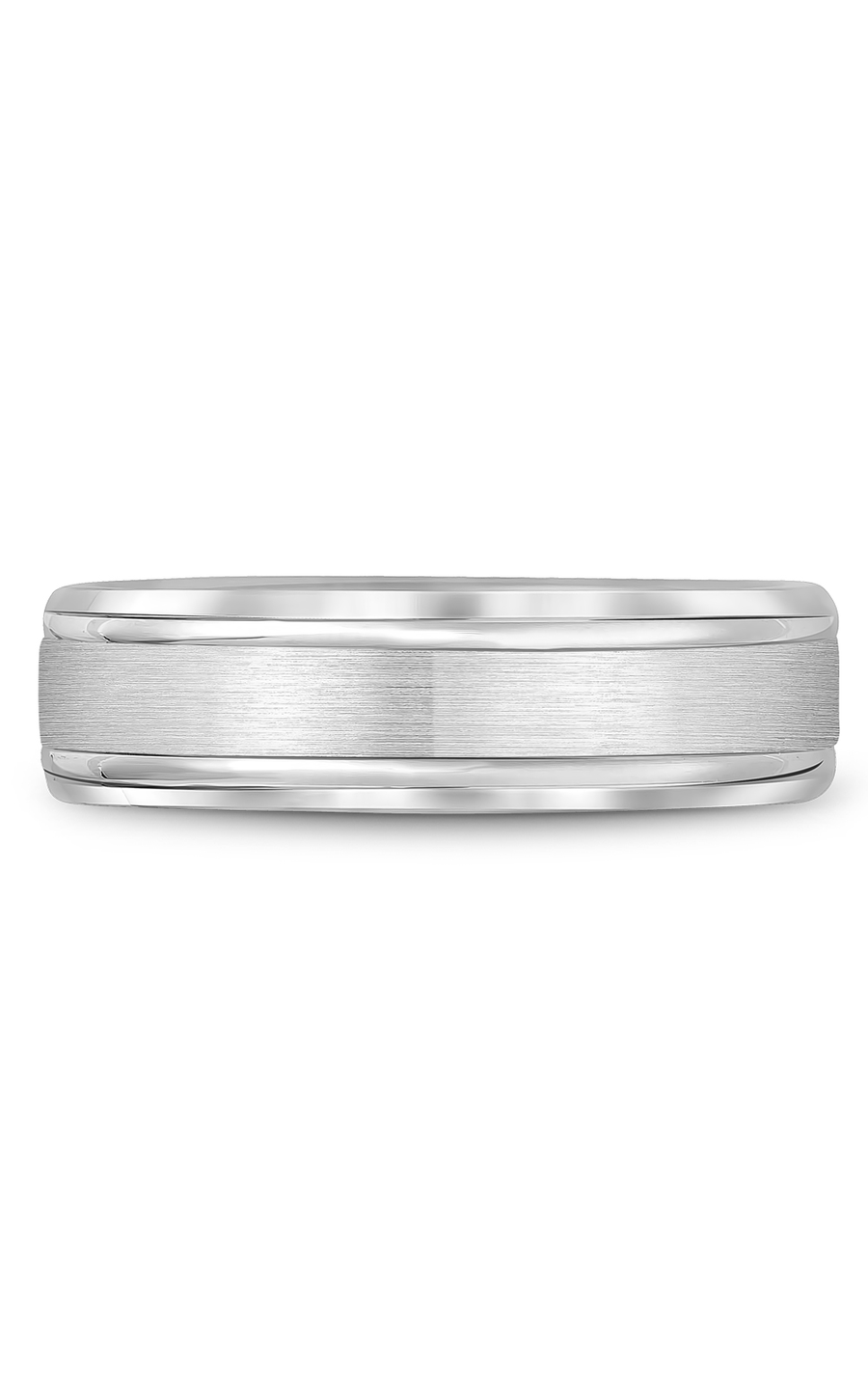 18K White Gold Gents Wedding Band