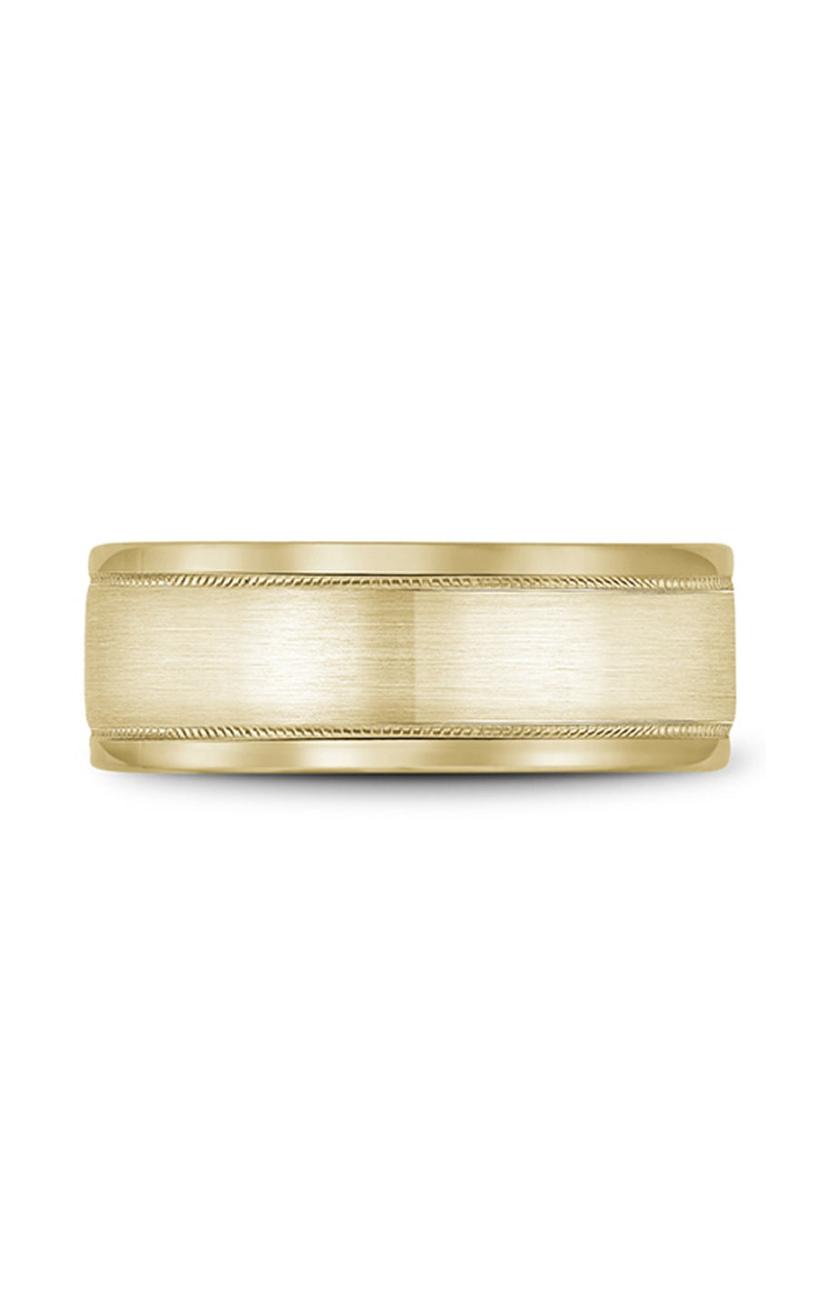 18K Yellow Gold Gents Wedding Band