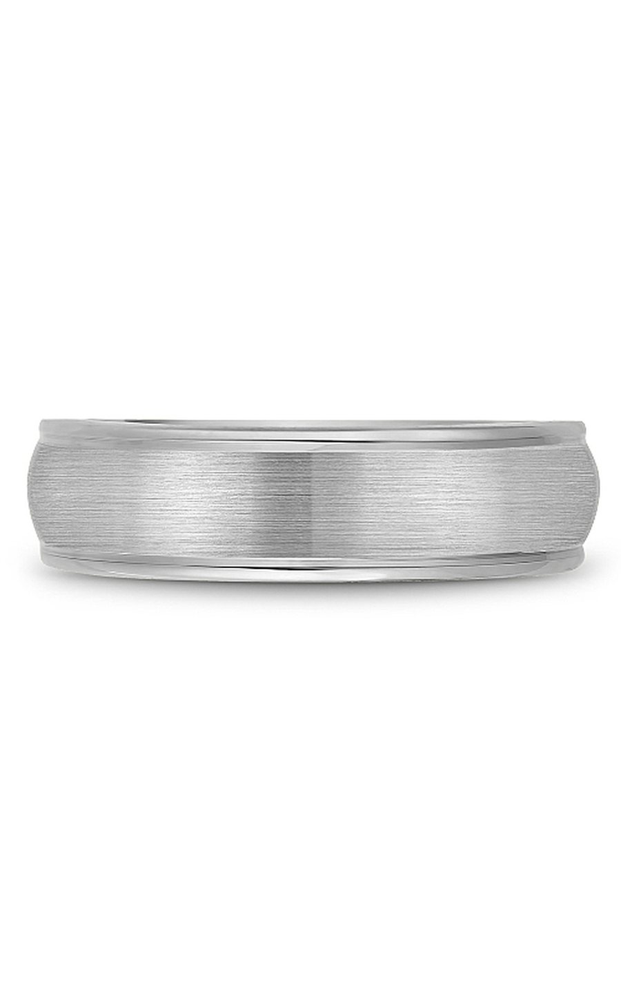 14K White Gold Gents Wedding Band