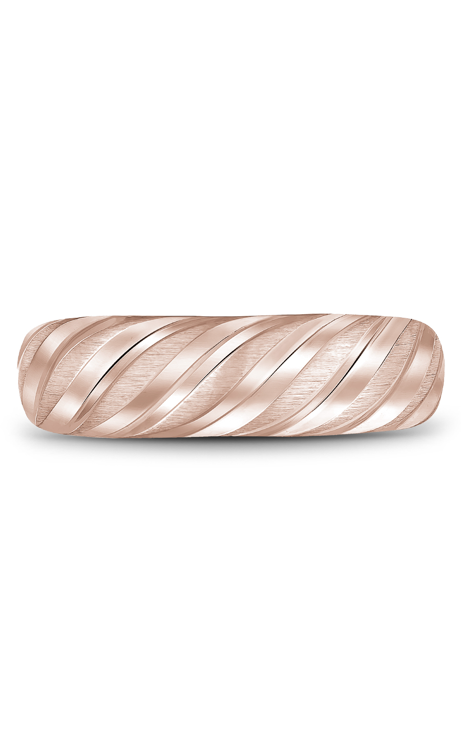 14K Rose Gold Gents Wedding Band