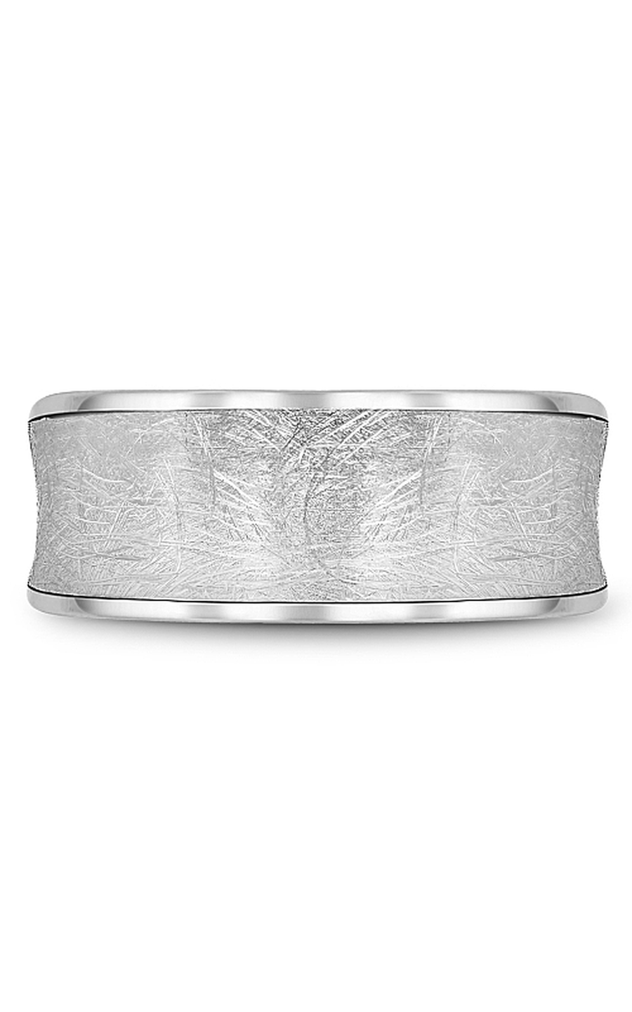 18K White Gold Gents Wedding Band