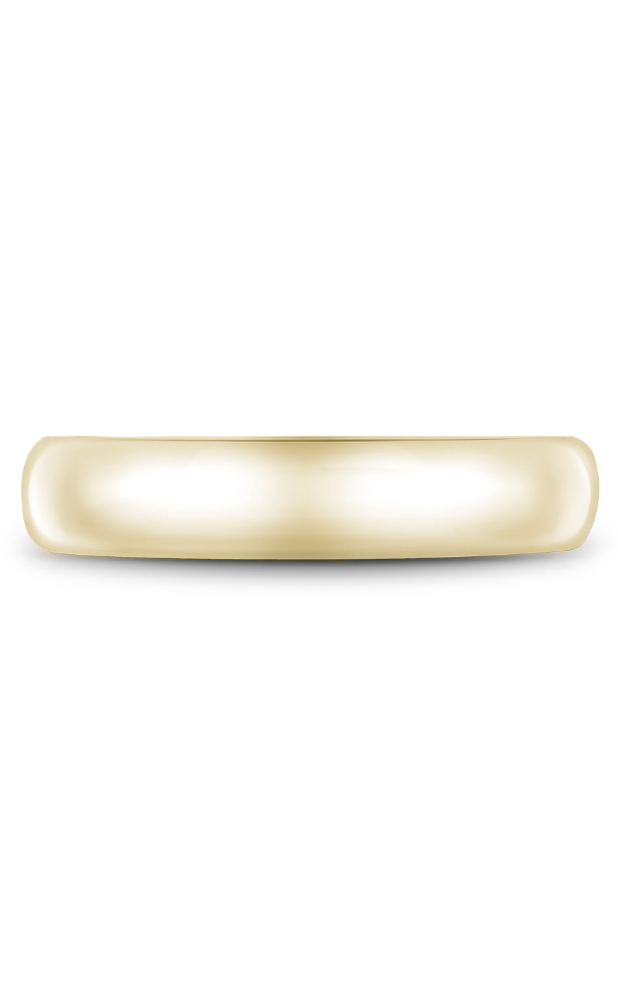 14K Yellow Gold Gents Wedding Band