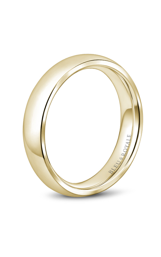 18K Yellow Gold Gents Wedding Band
