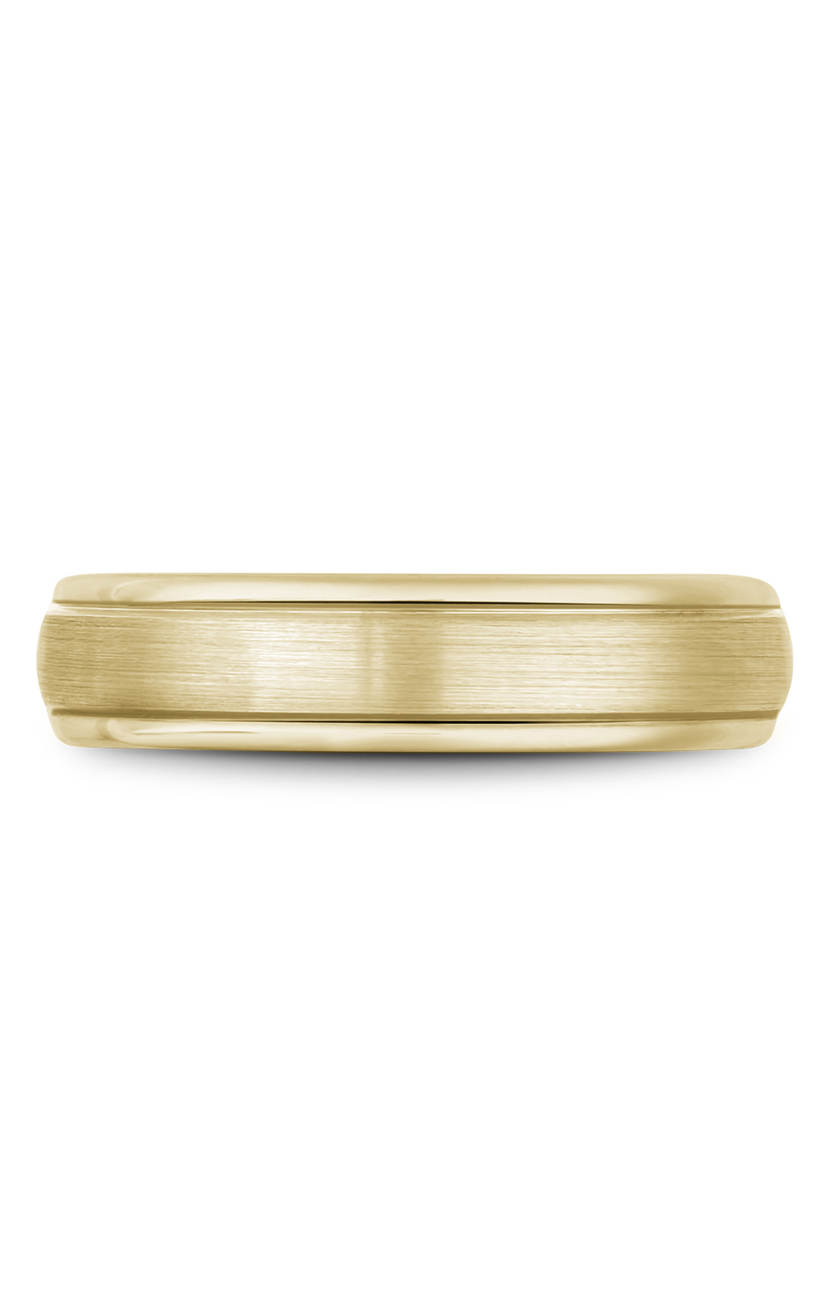 14K Yellow Gold Gents Wedding Band