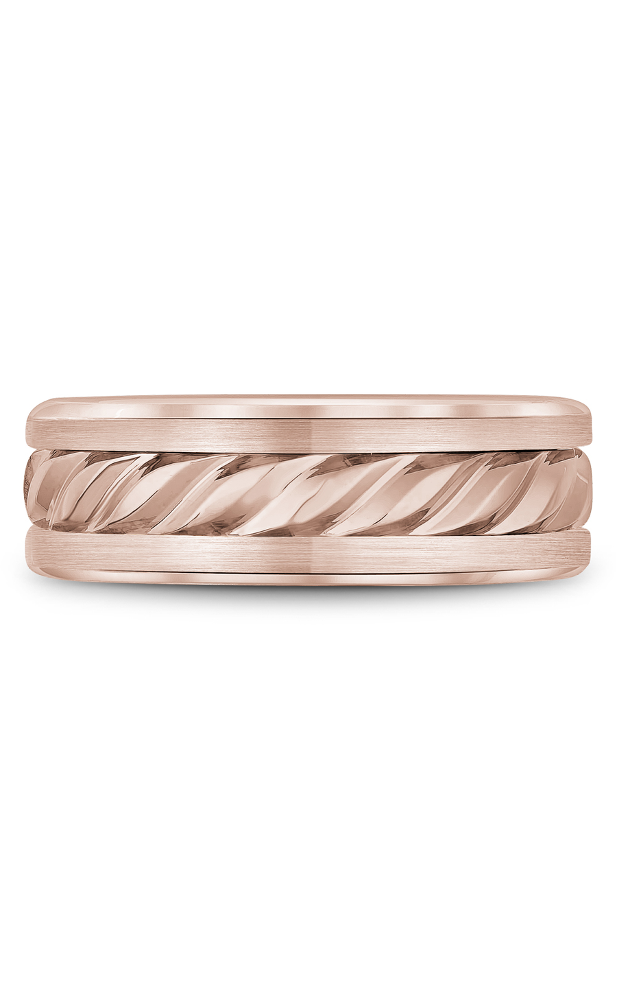 14K Rose Gold Gents Wedding Band