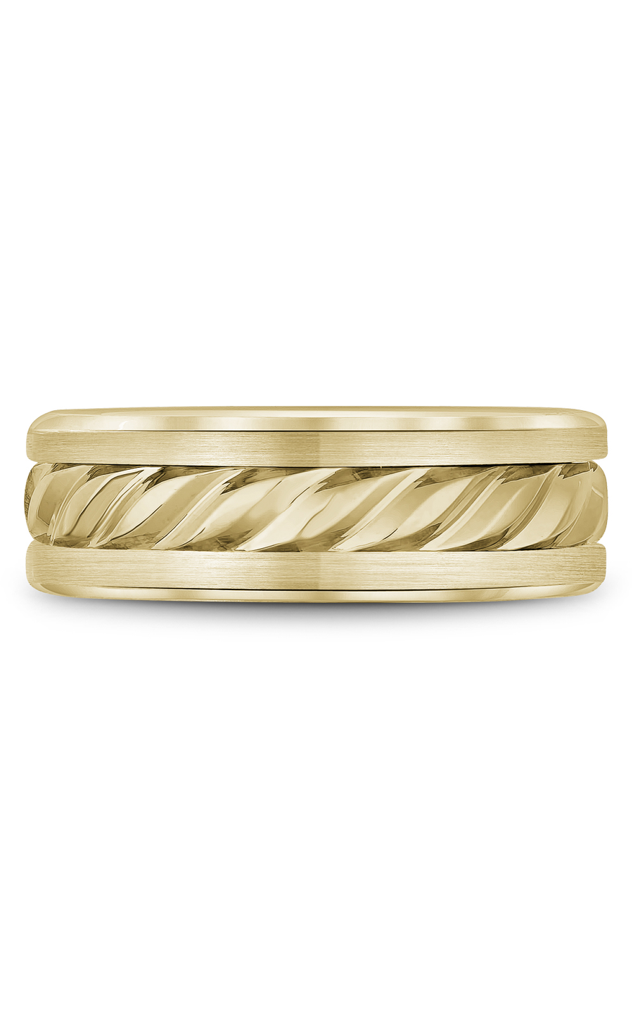 18K Yellow Gold Gents Wedding Band