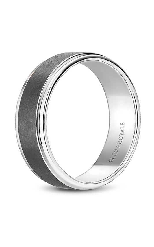 Platinum and Tantalum Gents Wedding Band