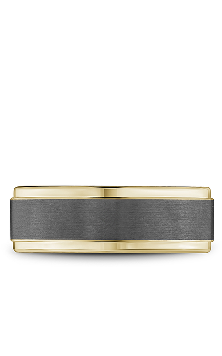 18K Yellow Gold and Tantalum Gents Wedding Band