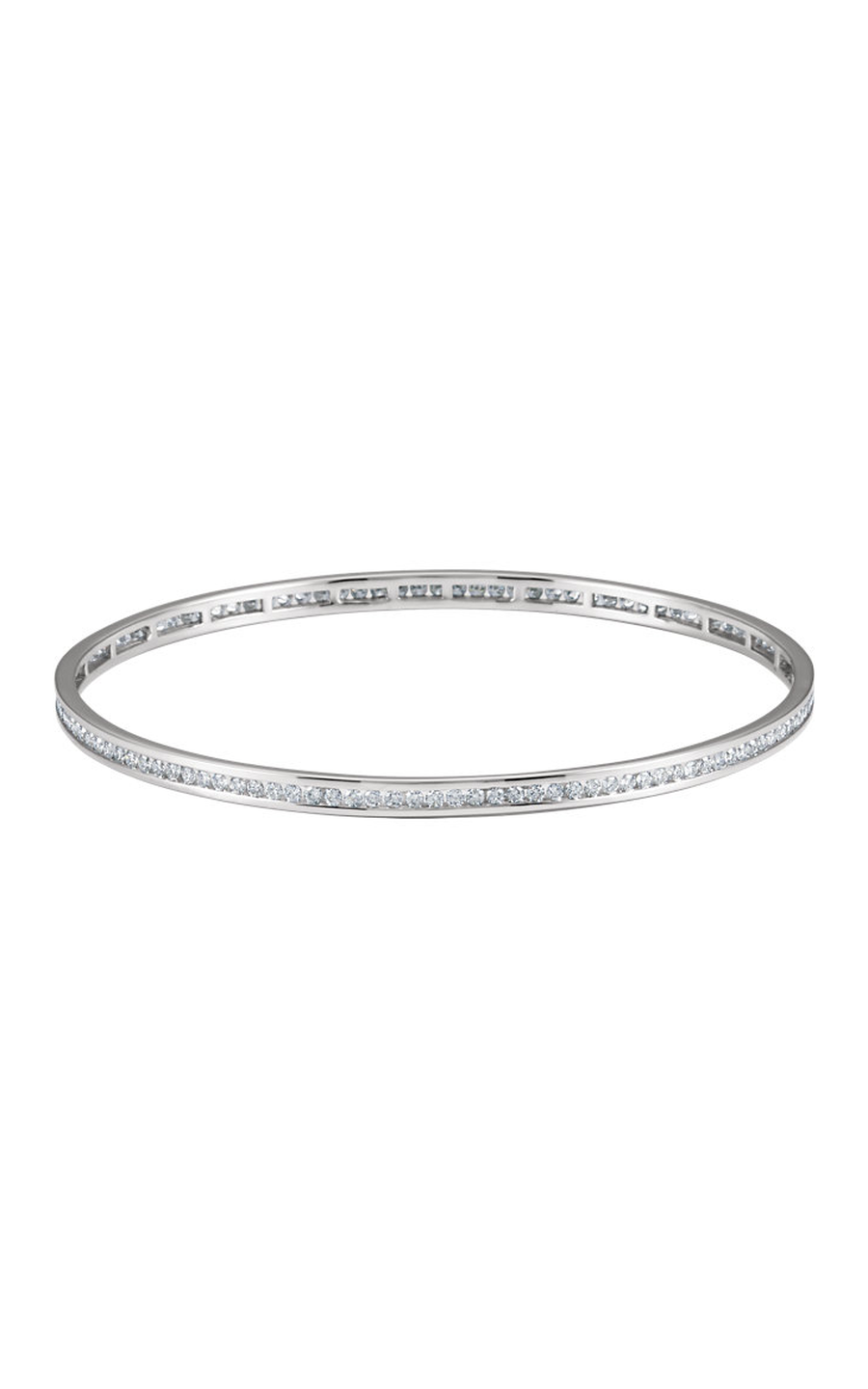 14K White Gold Diamond Bracelet