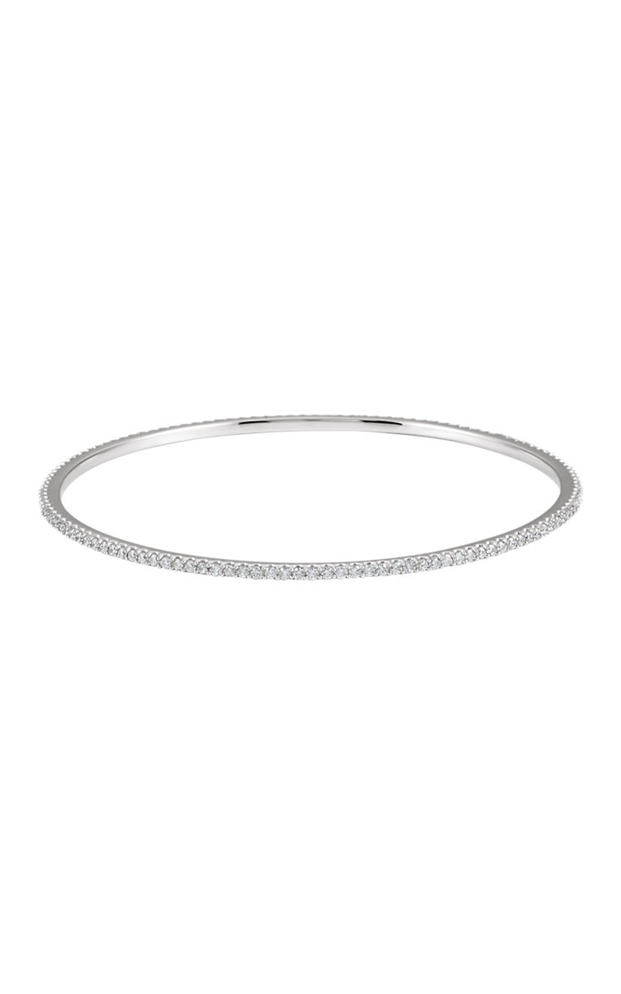 14K White Gold Diamond Bracelet