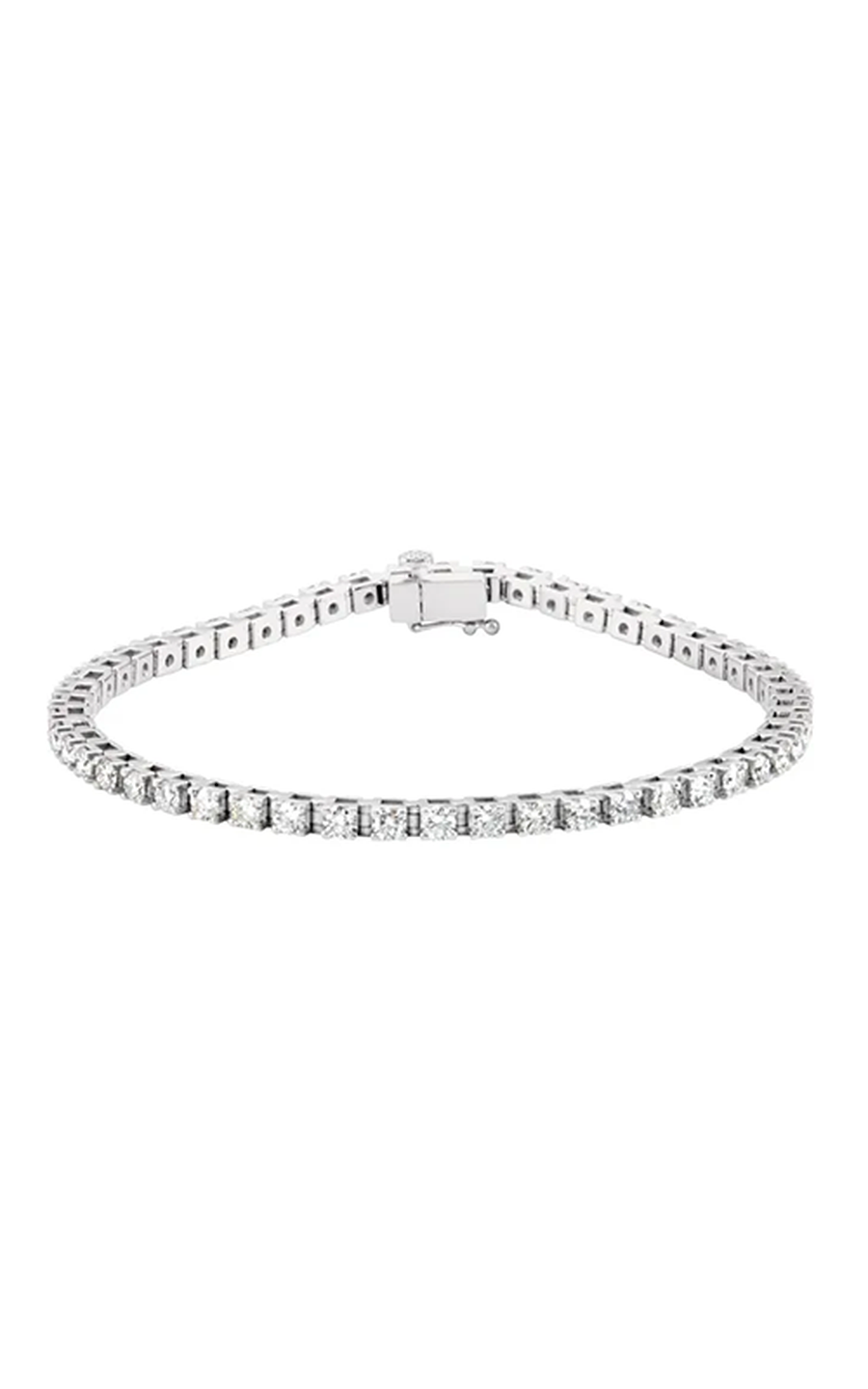 14K White Gold Diamond Bracelet