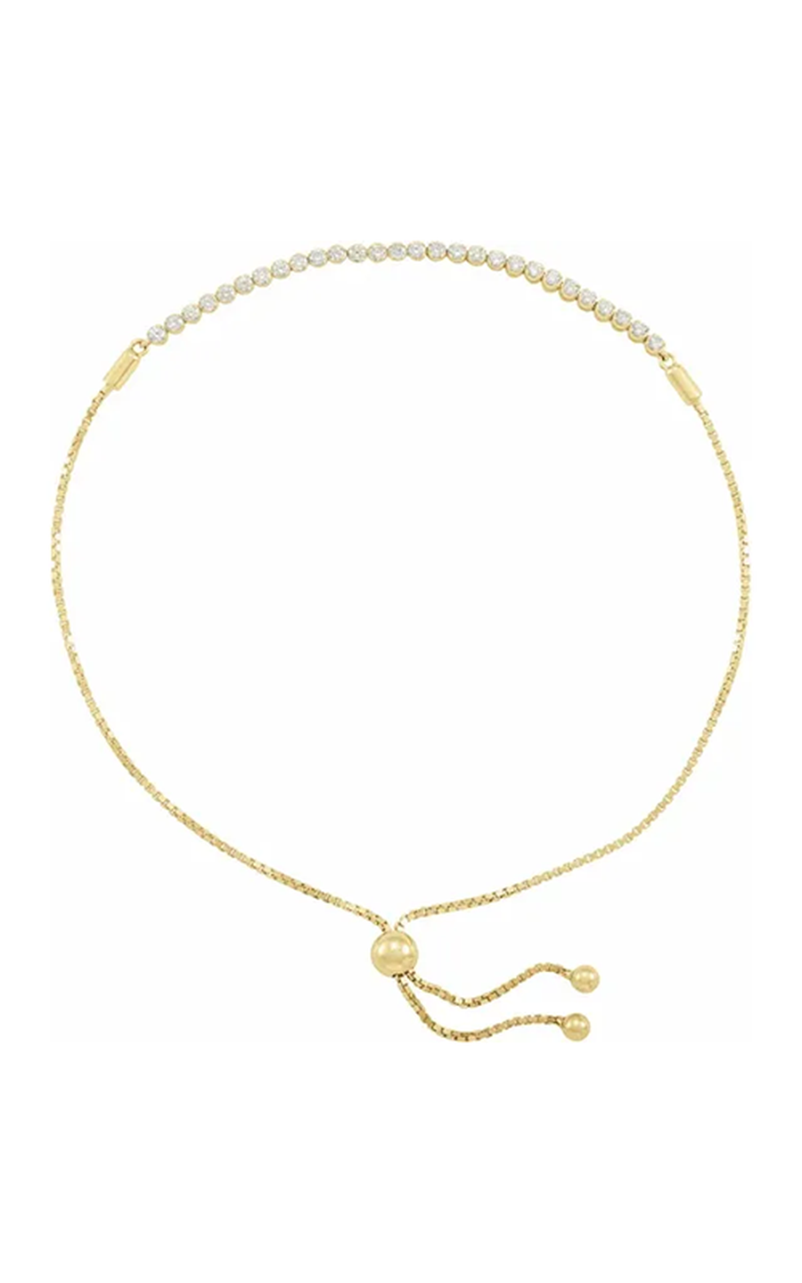14K Yellow Gold Diamond Bracelet