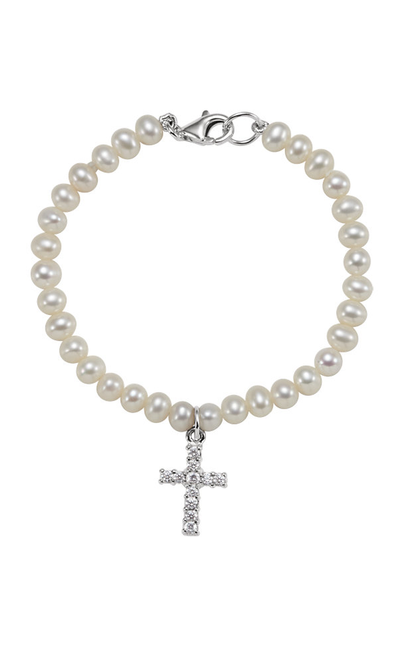 Sterling Silver (925) Pearl Bracelet