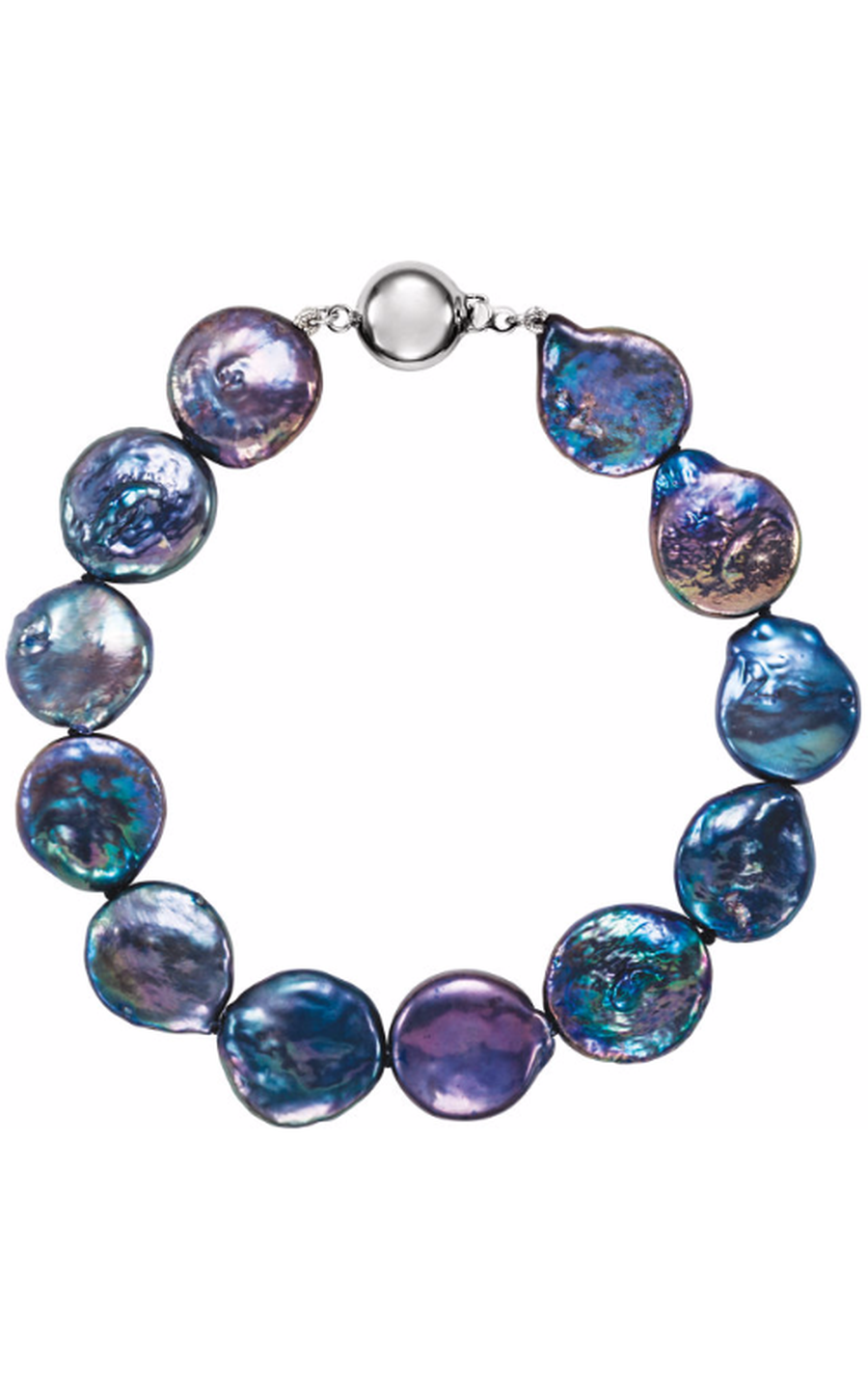 Stuller Pearl Bracelet 67193, Sterling Silver (925)