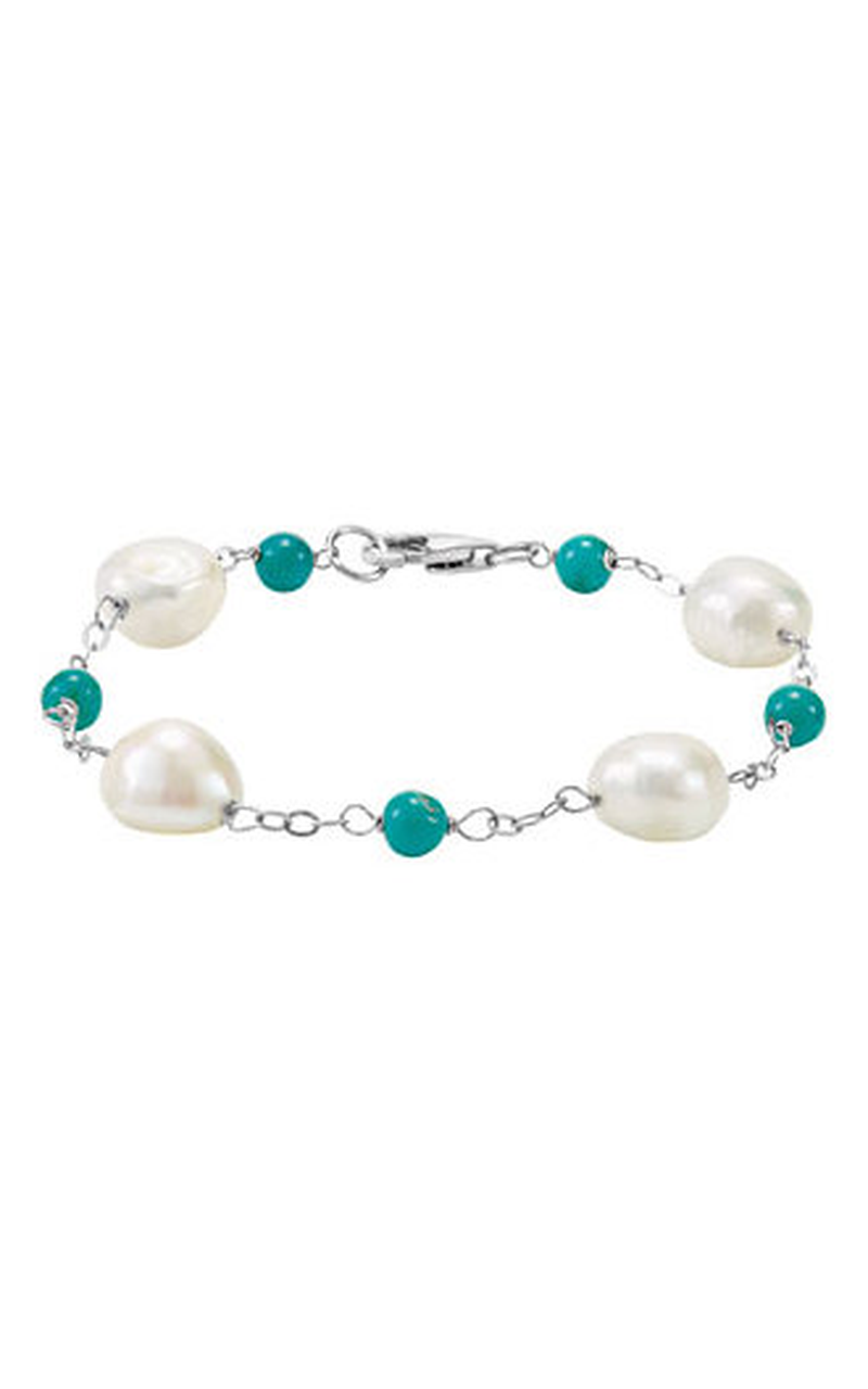 Sterling Silver (925) Pearl Bracelet