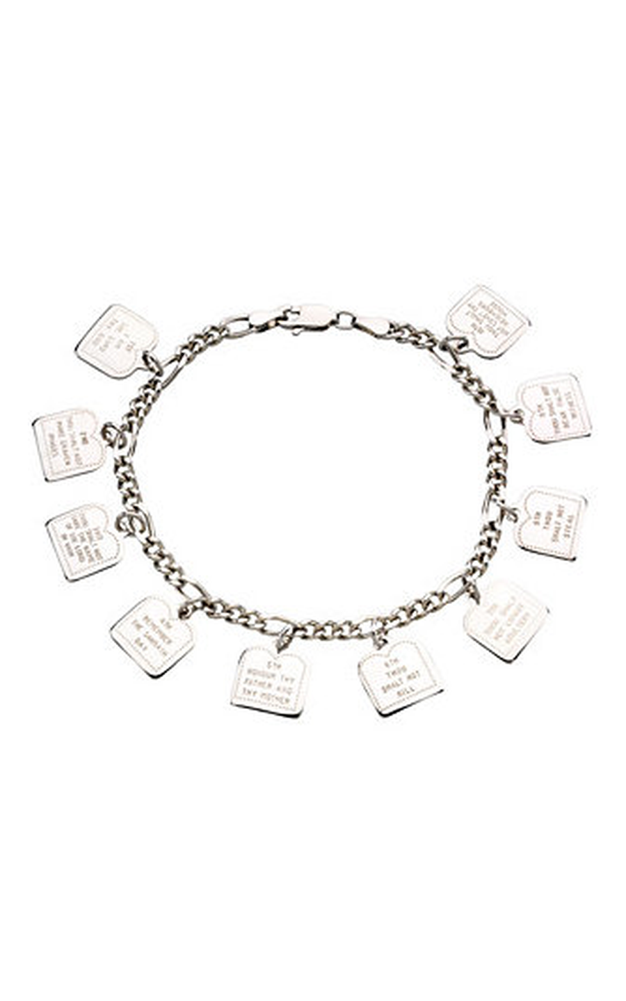 Sterling Silver (925) Religious and Symbolic Bracelet