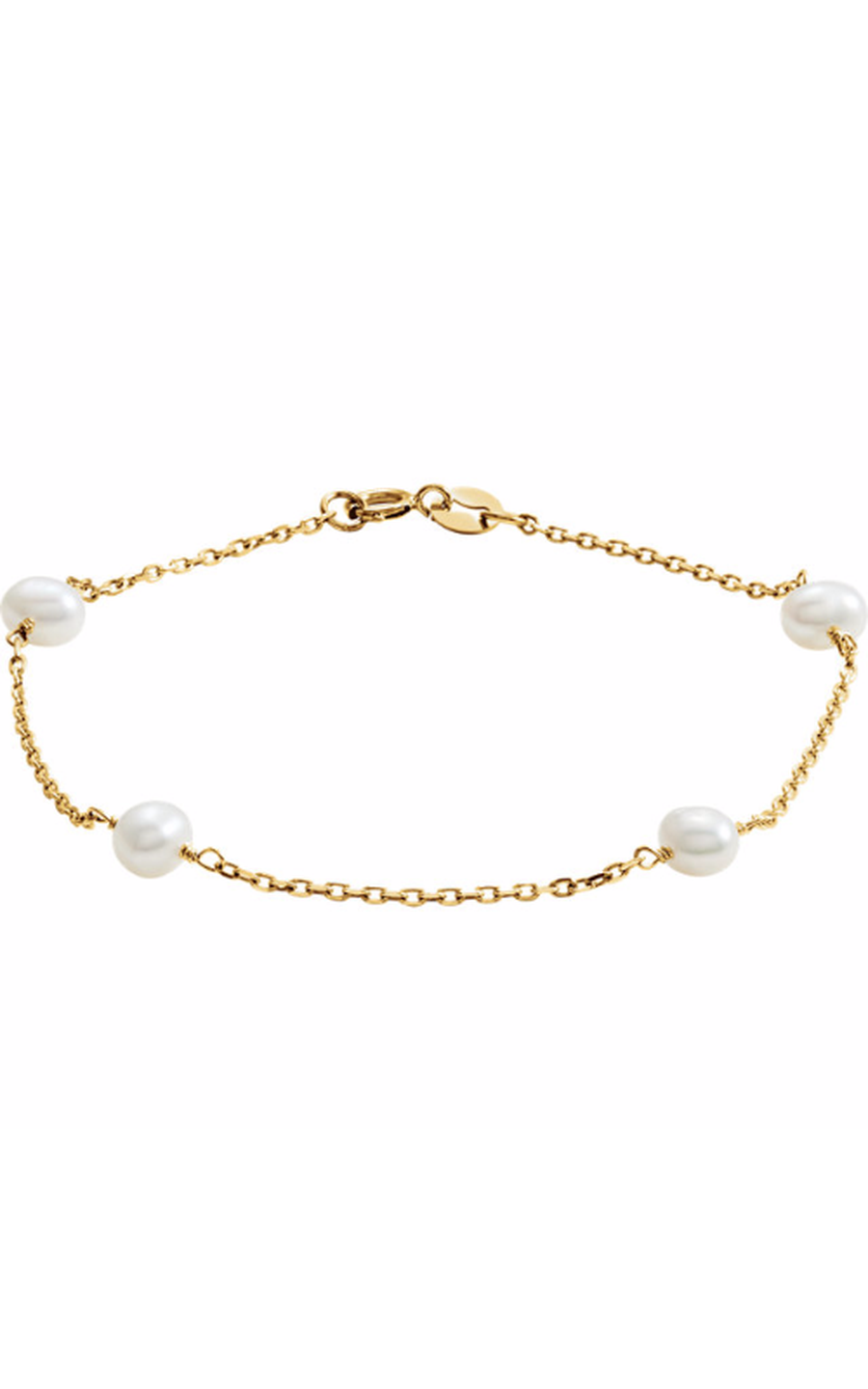 Stuller Youth Bracelet 19702, 14K Yellow Gold