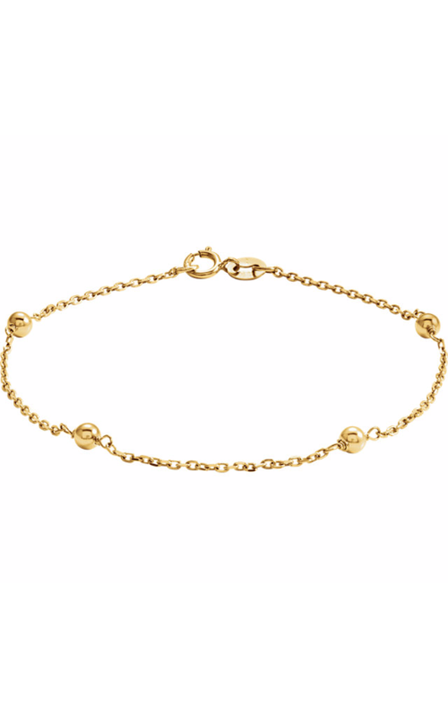 14K Yellow Gold Youth Bracelet