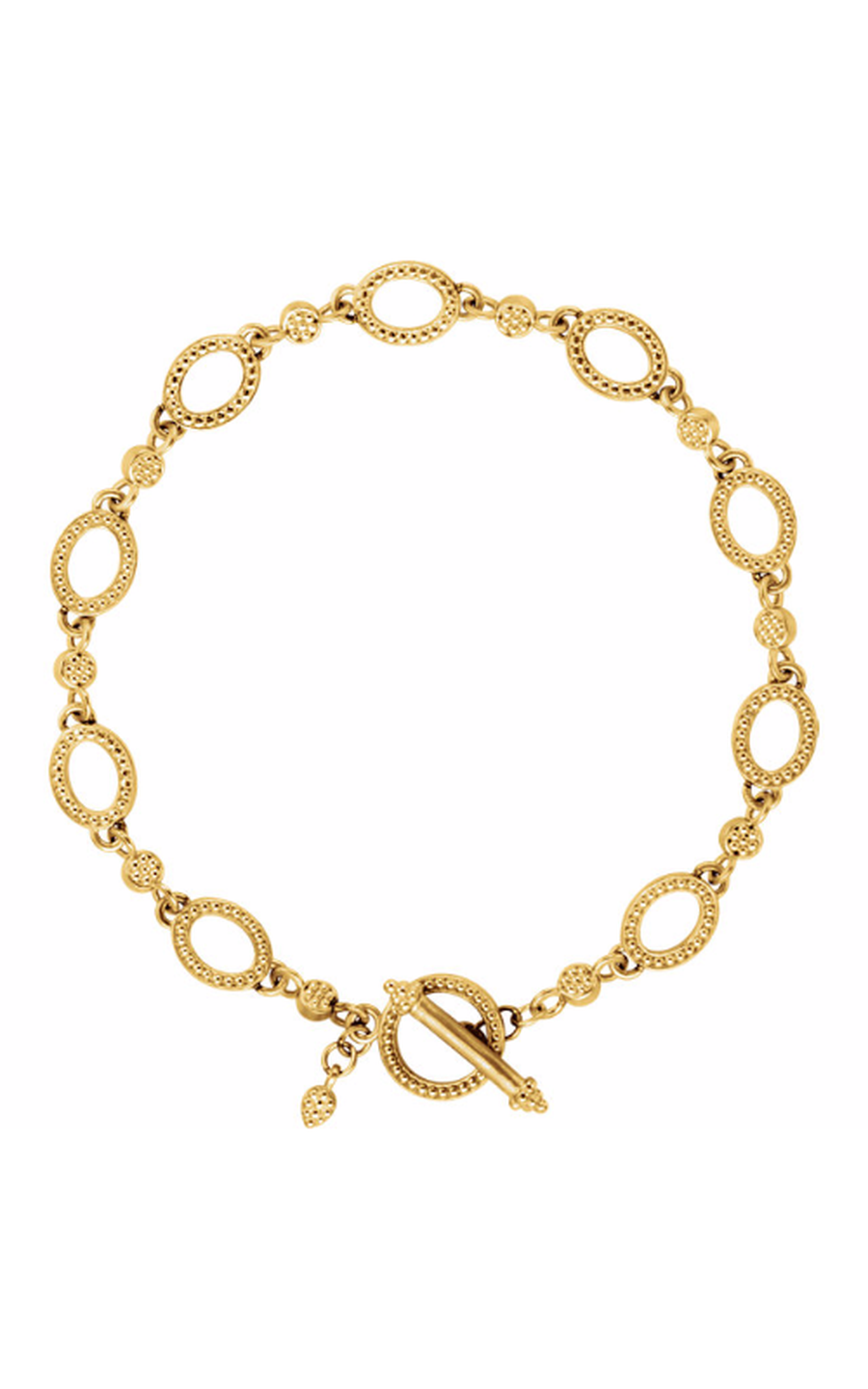 14K Yellow Gold Metal Bracelet