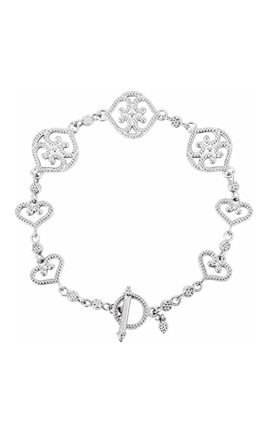 14K White Gold Metal Bracelet