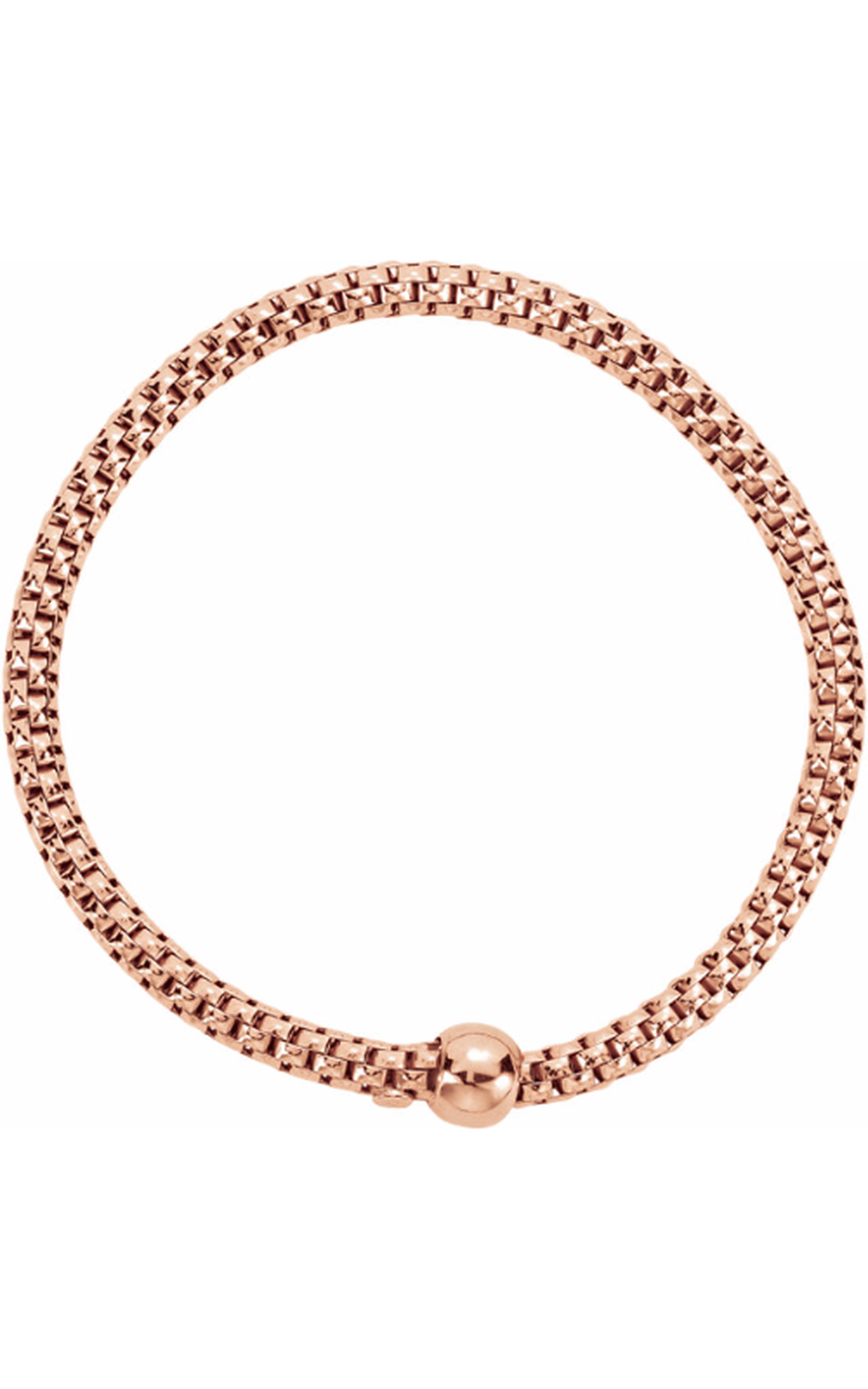 Stuller Metal Bracelets 650908, 14K Rose Gold Plated Sterling Silver (925)