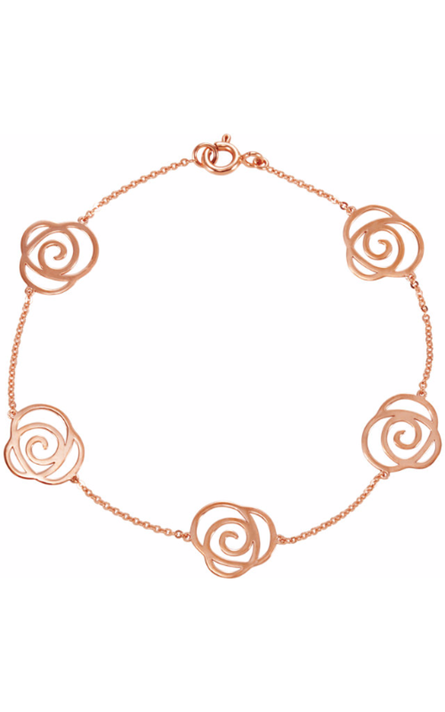 14K Rose Gold Metal Bracelet