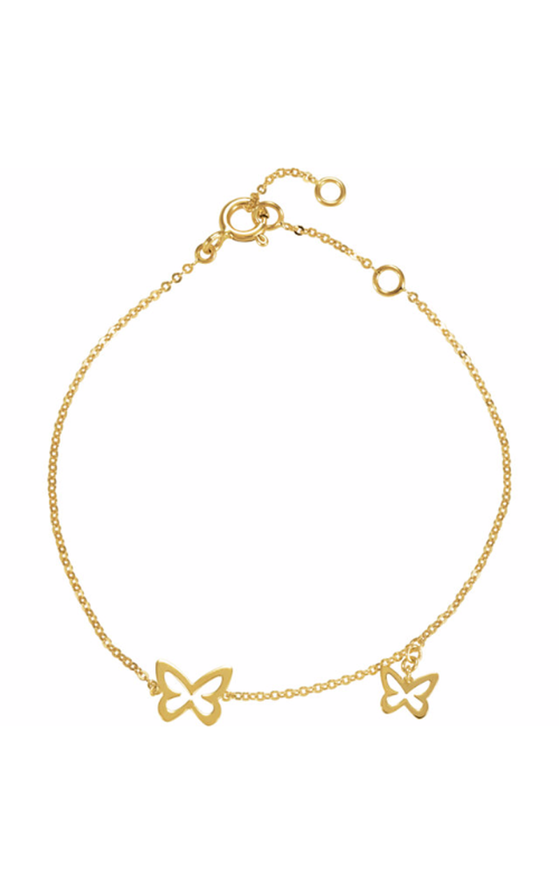 14K Yellow Gold Metal Bracelet