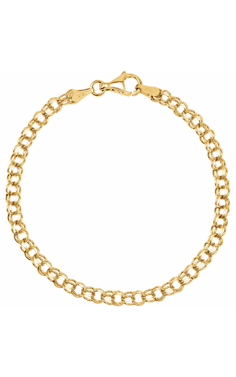 Stuller Metal Bracelets CH158, 14K Yellow Gold