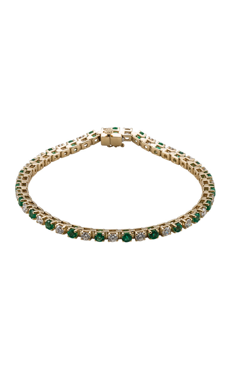 14K Yellow Gold Gemstone Bracelet