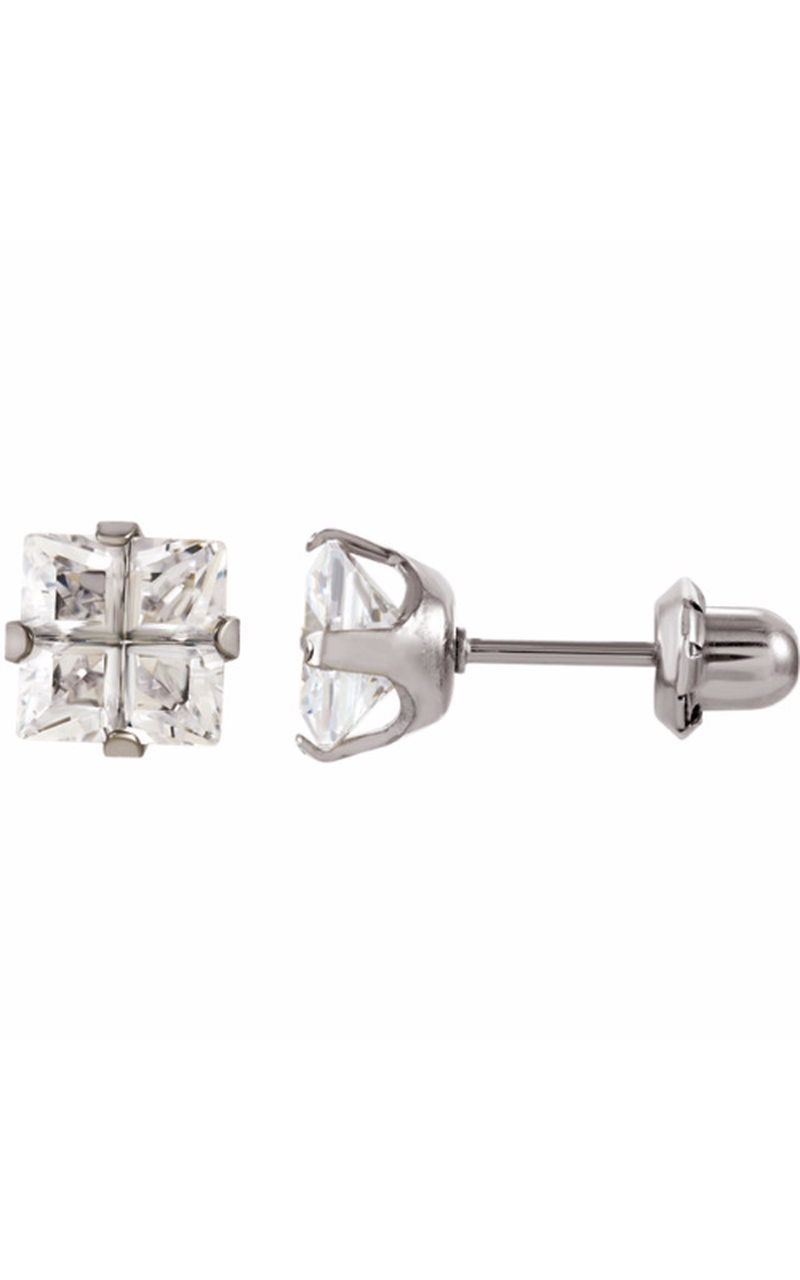 Stainless Steel Youth Earring