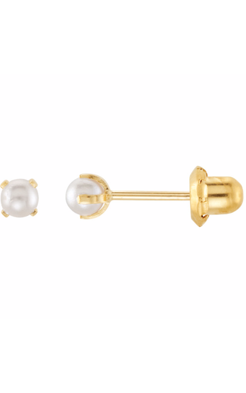 14K Yellow Gold Youth Earring