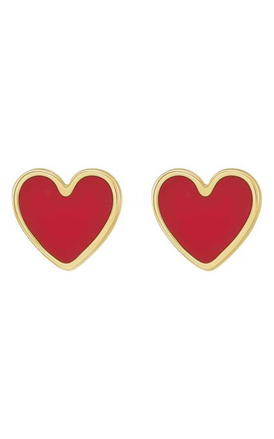 14K Yellow Gold and Enamel Jubilee Earring