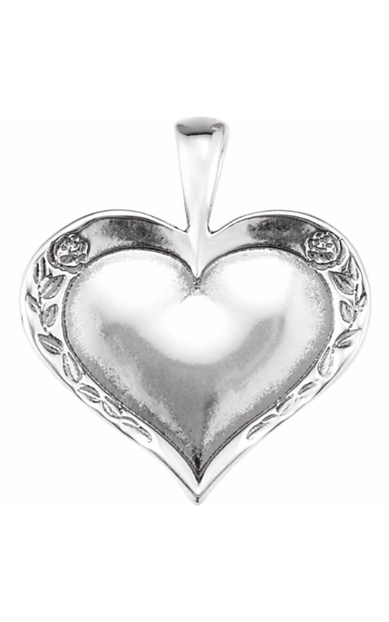 14K White Gold Religious and Symbolic Necklace