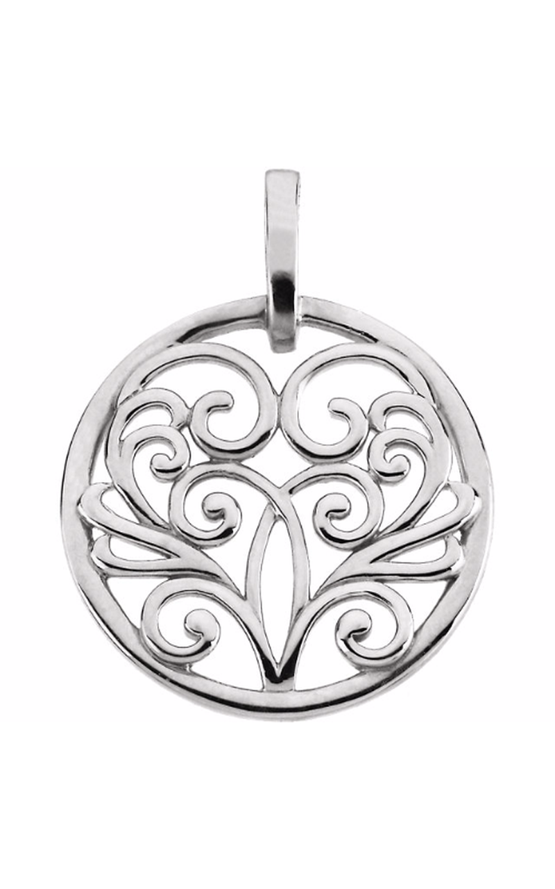 14K White Gold Metal Necklace