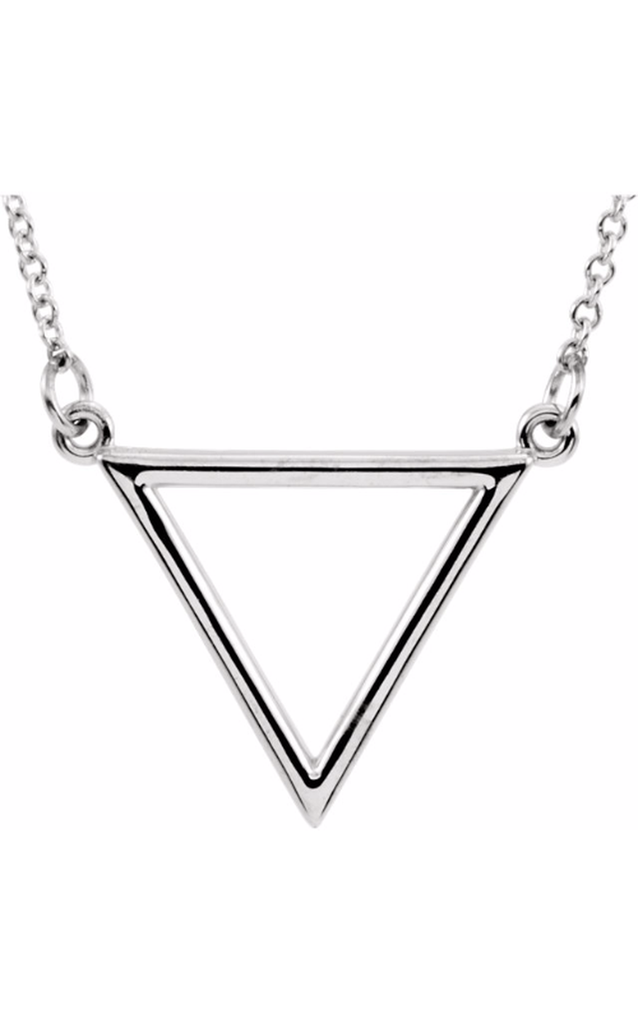 14K White Gold Metal Necklace