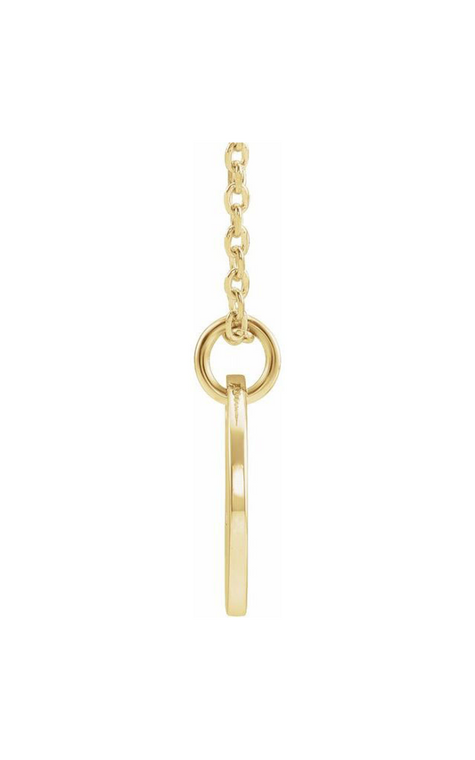 14K Yellow Gold Metal Necklace