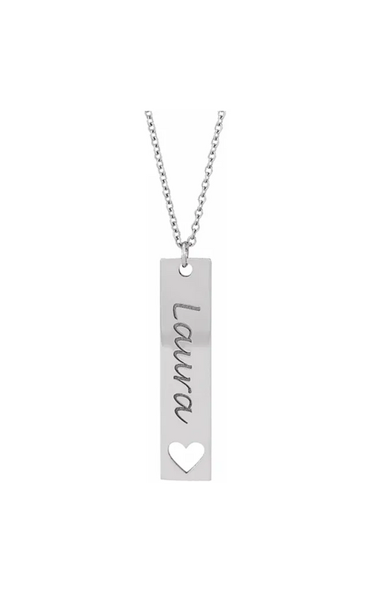 14K White Gold Metal Necklace
